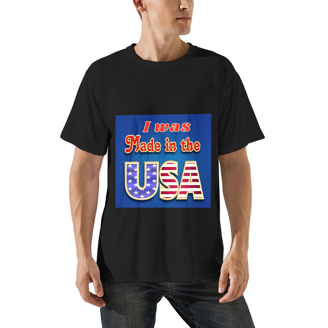 I was Made in the USA - Heavy Cotton T-Shirt - 5000(Two Sides Printing) - Ships to the USA only