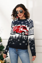 Load image into Gallery viewer, HAPPY Christmas Raglan Sleeve Sweater
