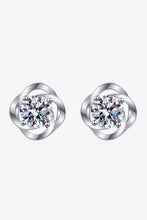 Load image into Gallery viewer, It&#39;s Your Day Moissanite Rhodium-Plated Stud Earrings
